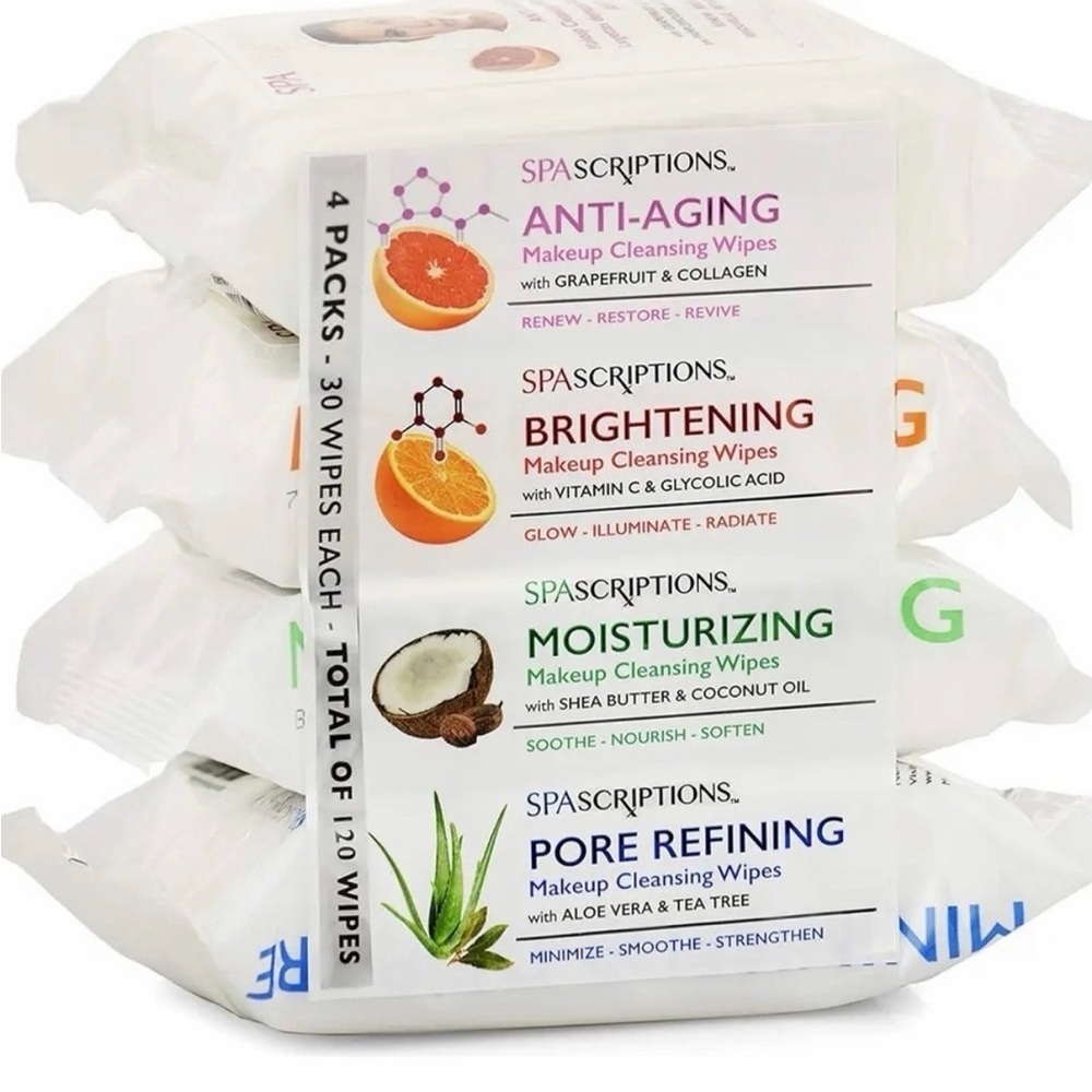 Moisturizing Makeup Cleansing Wipes - 4 (Pack)